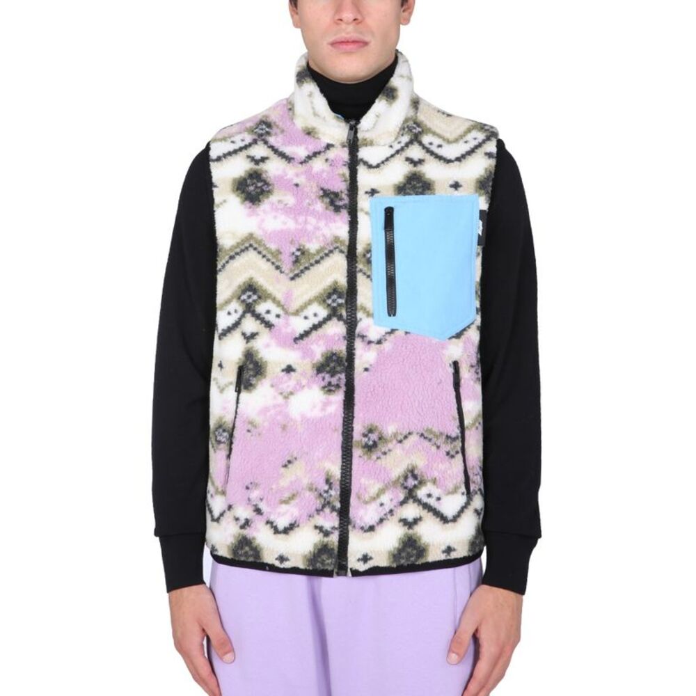 Msgm Men Fleece Sherpa Vest